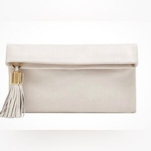 Brand New INDIA HICKS
CARMEN CLUTCH W/Tassel Stone